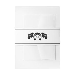 Westerne Country Cowboy Rustic Wedding Uitnodigingen Wikkel