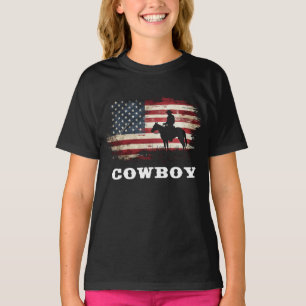 Westerne Country Mannen Rodeo Southern Retro Cowbo T-shirt