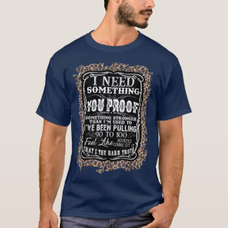 Westerne country Music-luipaard Ik heb iets nodig T-shirt