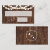 Westerne country Shower Weduwplatte kaart Plaatskaartje (Voorkant / Achterkant)