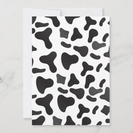 Westerne Cowboy 1e Rodeo Verjaardagsfeestje Kaart (Achterkant)