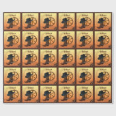 Westerne cowboy aangepaste cadeaubonnen cadeaupapier (Vlak)