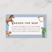 Westerne Cowboy Baby shower Enclosure Kaart (Voorkant)