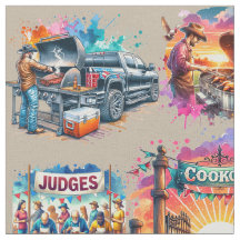 Westerne Cowboy BBQ Cookoff Scènes 2