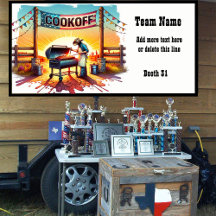 Westerne Cowboy BBQ Cookoff Scènes Aangepast