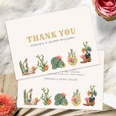 Westerne Cowboy Bedankkaart