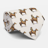  Westerne cowboy bij paardennekjes Stropdas (Opgerold)