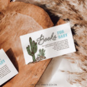 Westerne Cowboy Boeken voor Baby shower Kaart