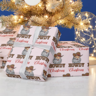 Westerne Cowboy boot Christmas Wrapping Paper Cadeaupapier