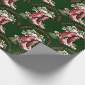 Westerne Cowboy Boot Merry Christmas Y'all Cadeaupapier (Hoek)