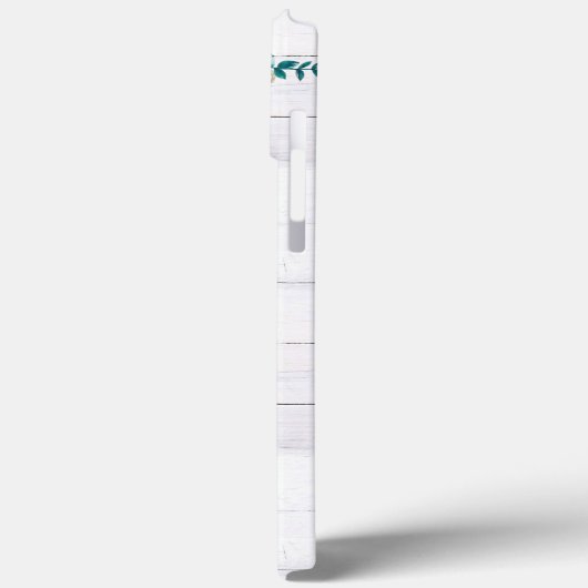 Westerne Cowboy Boot Monogram Boho Wood Case-Mate iPhone Case (Achterkant / Links)