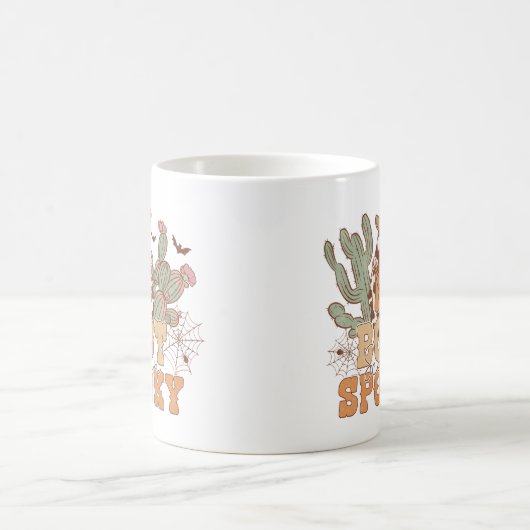 Westerne Cowboy Boot Scootin Spooky Halloween Koffiemok (Center)