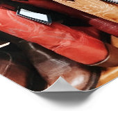 Westerne Cowboy Boots Americana Nashville Poster (Hoek)