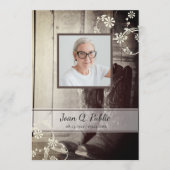 Westerne Cowboy Boots begrafenisdienst Memorial Programmakaart (Voorkant)