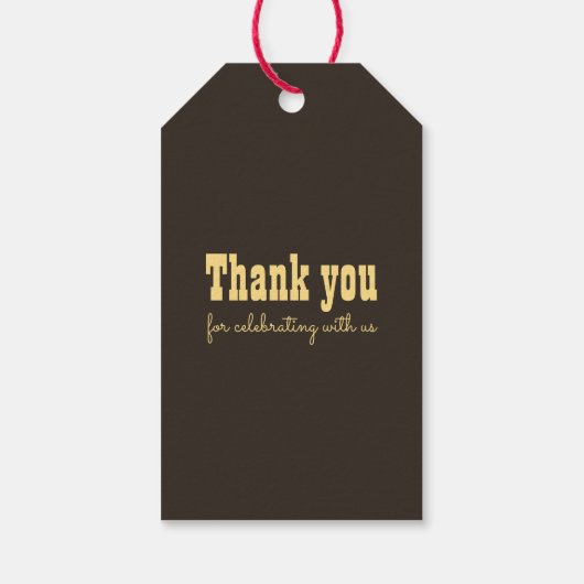 Westerne Cowboy Boots Monogram Land Weddenschap Cadeaulabel (Achterkant)