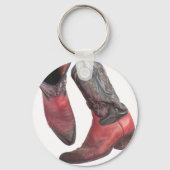 Westerne Cowboy Boots Sleutelhanger (Voorkant)