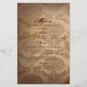 westerne Cowboy bruiloft met een bijtende vogel (Voorkant)