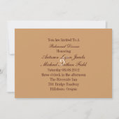 westerne cowboy bruiloft Rehearsal Dinner Kaart (Voorkant)