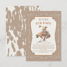 Westerne Cowboy Bucking Bronco Boeken voor baby Kaart