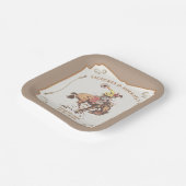 Westerne Cowboy Bucking Bronco Papieren Bordje (Gebogen)