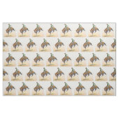  Westerne cowboy Bucking Horse Fabric Stof (Fat Quarter)