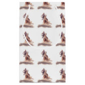 Westerne cowboy Calf Roping Gift Bag Klein Cadeauzakje (Achterkant)