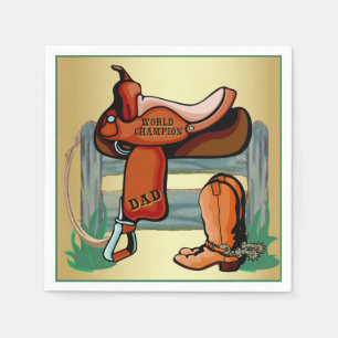 Westerne Cowboy Champion Dad Saddle Boots Rope Servet