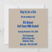 Westerne Cowboy Chili Cookoff Scenes 1 Aangepast Kaart (Achterkant)