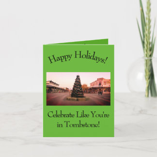 Westerne Cowboy Christmas Kaart