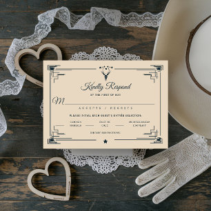 Westerne Cowboy Country Meal Wedding RSVP