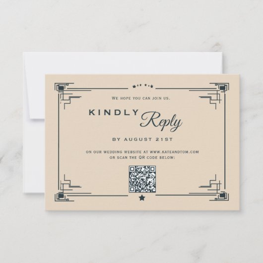  Westerne Cowboy Country QR Wedding Response