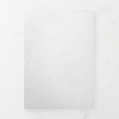 Westerne Cowboy Country Rustieke Bruiloft Drieluik Uitnodiging (Cover)