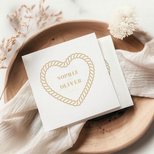 Westerne Cowboy Country Rustieke Bruiloft Folie Servetten