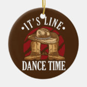 Westerne Cowboy Cowboy Boots Dance Shoes... Het is Keramisch Ornament (Voorkant)