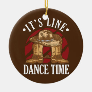 Westerne Cowboy Cowboy Boots Dance Shoes... Het is Keramisch Ornament