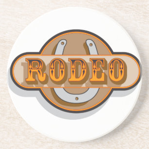 Westerne Cowboy Cowgirl Horse Barn Rodeo Onderzett Zandsteen Onderzetter