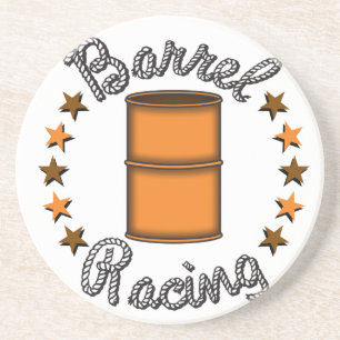 Westerne Cowboy Cowgirl Horse Barn Rodeo Onderzett Zandsteen Onderzetter