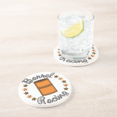 Westerne Cowboy Cowgirl Horse Barn Rodeo Onderzett Zandsteen Onderzetter (Zijkant)