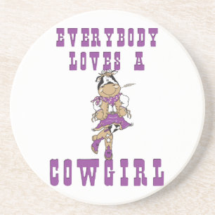 Westerne Cowboy Cowgirl Horse Barn Rodeo Onderzett Zandsteen Onderzetter