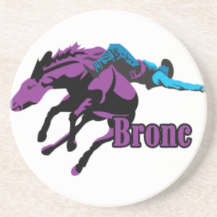 Westerne Cowboy Cowgirl Horse Barn Rodeo Onderzett Zandsteen Onderzetter