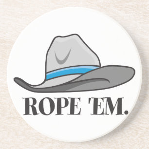 Westerne Cowboy Cowgirl Horse Barn Rodeo Onderzett Zandsteen Onderzetter