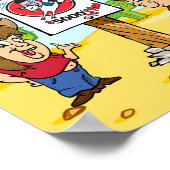 Westerne Cowboy Cowgirl Kind Mutton Bustin Poster (Hoek)