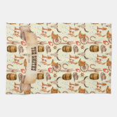 Westerne cowboy cowgirl rodeo paard thema theedoek (Horizontaal)