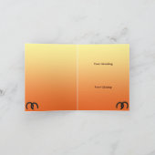 Westerne Cowboy Custom Dank je Kaart (Binnen)