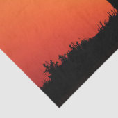 Westerne Cowboy Desert Sunset 13 Ontkoppeling Tissuepapier (Detail)