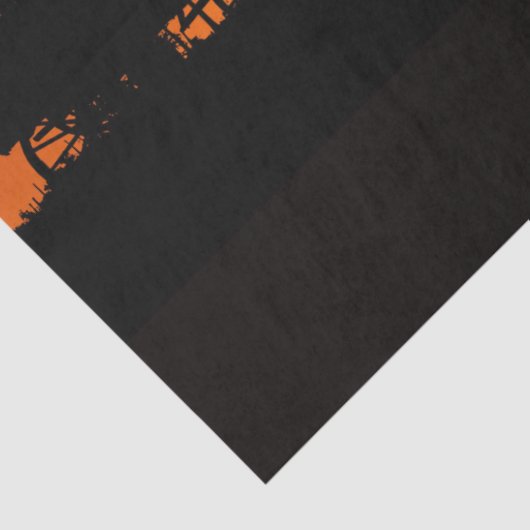 Westerne Cowboy Desert Sunset 14 ontkoppeling Tissuepapier (Detail)