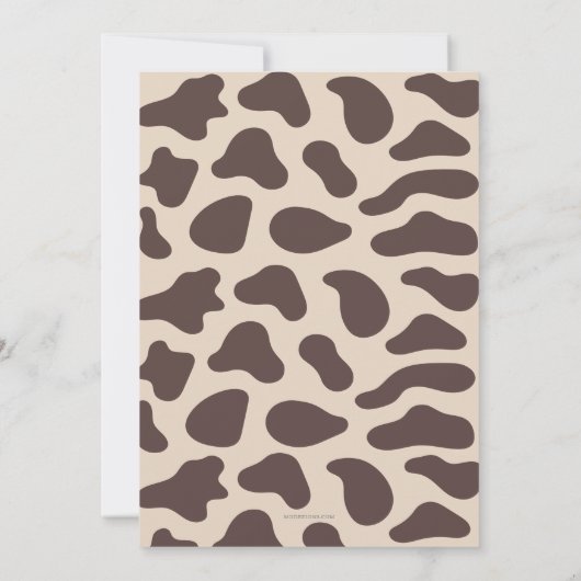 Westerne Cowboy eerste Rodeo Boys Verjaardag Kaart (Achterkant)