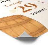 Westerne Cowboy Eerste Rodeo Fotomijlpaal Poster (Hoek)