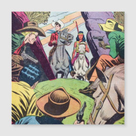  Westerne Cowboy Era Stripverhaal Scene