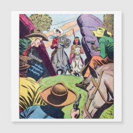  Westerne Cowboy Era Stripverhaal Scene